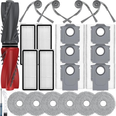 Roborock Zubehörset 24 Stück Saugroboter Qrevo S5V Curv S