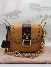 Radley London 🐎 Royal Ascot Mini Racing Leather Saddle Shoulder Bag vgc