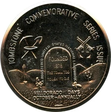 Tombstone Arizona AZ Commemorative Series Issue Helldorado Days Medal Token