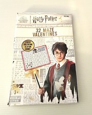 NEW Harry Potter 32 Valentine  s Day Cards Maze Cards Wizarding World 