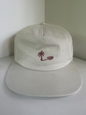 Palm Tree Crew Snapback Hat Cream Archer Golf...