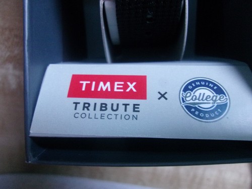 Timex unisex Tribute Collection College 38mm case indiglo VERY NICE NEW IN BOX ! - Picture 4 of 6