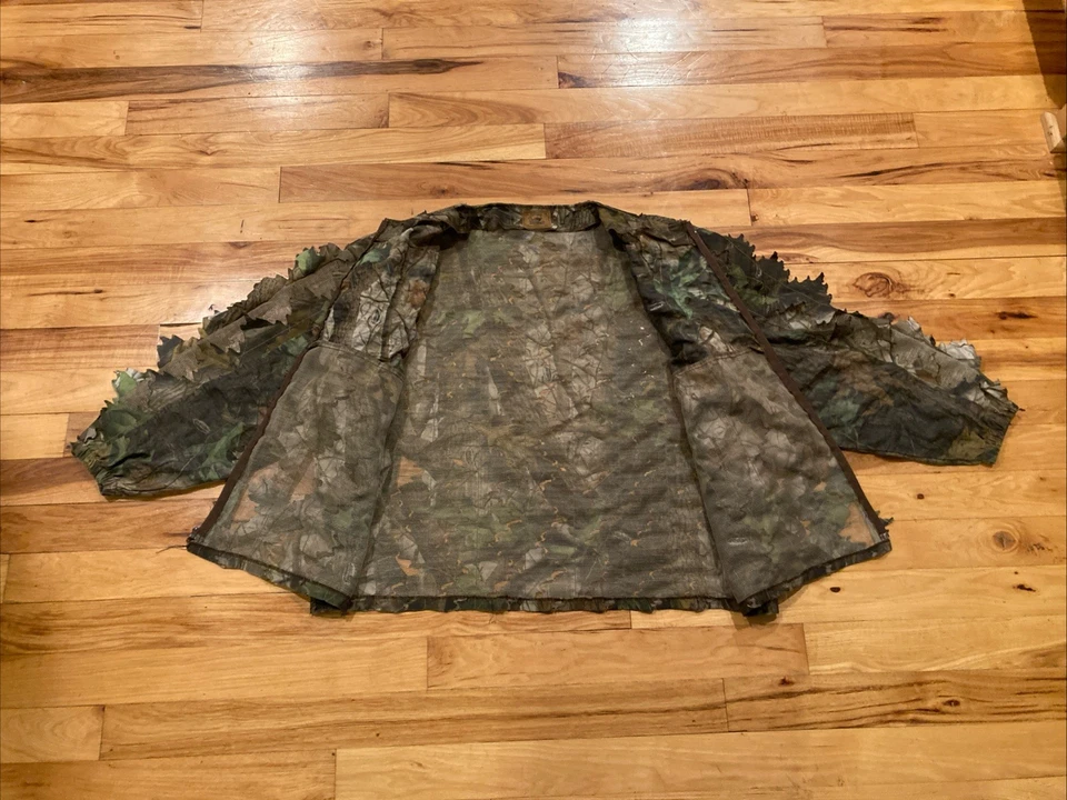 Duxbak Leafy Foliage Realtree Hardwood Camo Full Zip Hunt Shirt Jacket Mens 2XL - Image 4 of 4