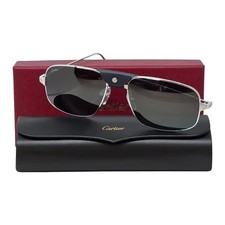 Cartier Santos de Cartier Blue Navigator Men's Sunglasses CT0193S 004 60