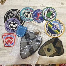 Embroidered Sew-On Sports Patches Mixed Lot for Apparel, Crafts, Accessories