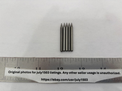 (5) NEW Dremel 105 Engraving Cutter 1/32'' Detail Work, 1/8'' Shank Rotary Tool