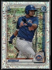 Wilfred Astudillo #/299 Rookie Speckle Refractor 2020 1st Bowman Mets