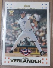 2007 Topps Opening Day - Justin Verlander #187