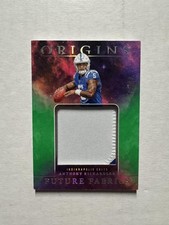 2023 Panini Origins #FF-AR Anthony Richardson Future Fabrics Green Patch RC #/10