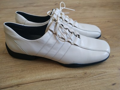 K+S Kennel & Schmenger Schnürschuhe Halbschuhe EUR 42,5 UK 8,5 beige wie neu
