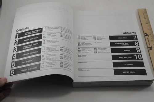 Chilton Repair Manual (8143) 40602 Jeep Wagoneer Comanche Cherokee 1984-96 - Picture 3 of 10