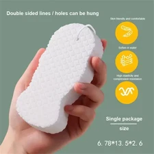 3D Sponge Exfoliating Bath Scrubbing Sponges Soft Sponge Body Scrubber Shower Br