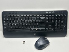 Logitech K520 Wireless Keyboard w Unifying Receiver Dongle  M510 Mouse Combo