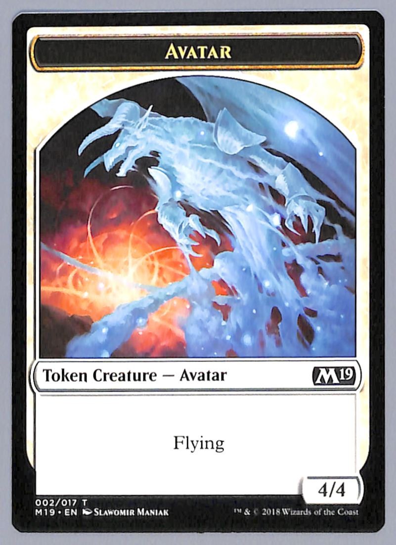 Avatar - Token - 2 - Core Set 2019 (M19) MTG