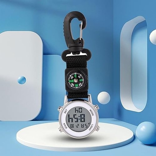 Gatuida Digital Pocket Watch Multi Function Wall Watch Digital Watch E Clips - Picture 4 of 6