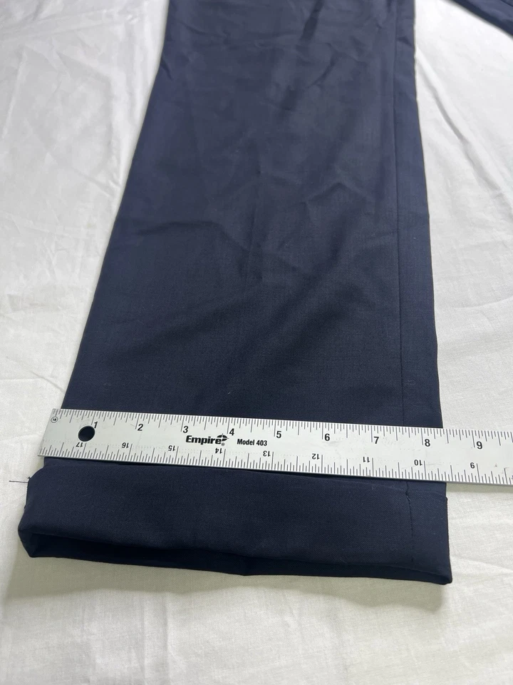 PANTALONES DE VESTIR LAUREN RALPH LAUREN ETIQUETA VERDE HOMBRE AZUL OSCURO P 34W / 32L Foto 4 de 4