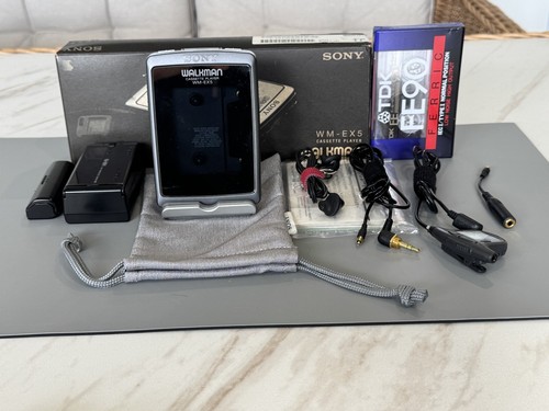 Sony WM-EX5 Walkman –50th Anniversary Edition + Extras– Mint – Fully Serviced