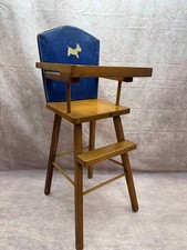Vintage Wooden High Chair   Farmhouse / Primitive Style