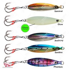 5pcs 5-color Fish WOW! 120g Flat Fall Jigs 4.2oz Vertical Speed keel metal lures