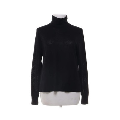 Zara Knit, Rollkragenpullover, Größe: L, Schwarz, Einfarbig, Feinstrick #VKb