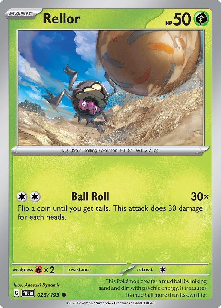 Rellor 026/193 Paldea Evolved Near Mint EN Pokemon