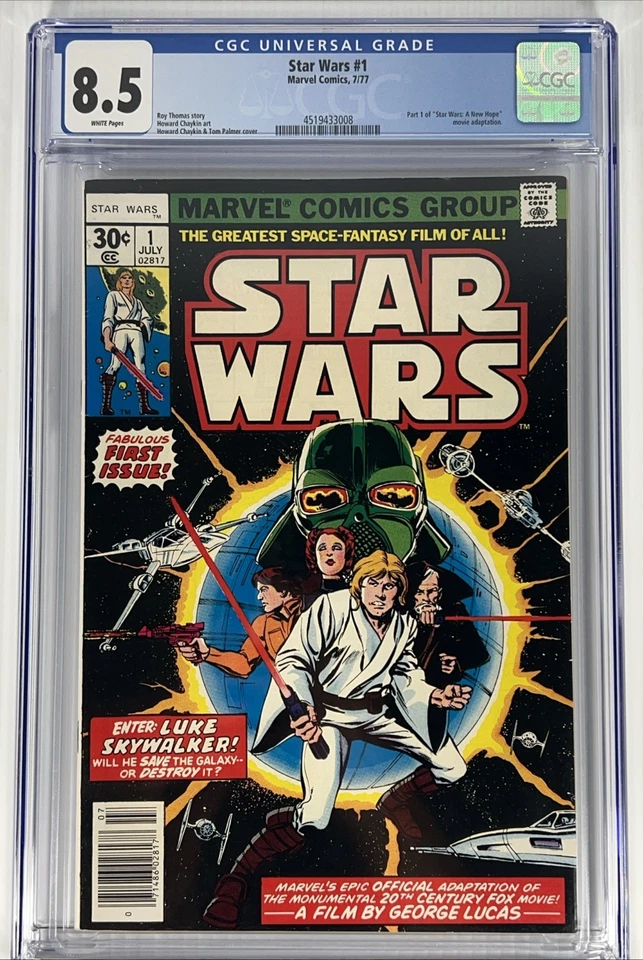Star Wars #1-3 CGC 8.5-8.0 Newsstand KEY 🔑 Issues 1st Print Marvel Comics 1977 - Image 2 of 4