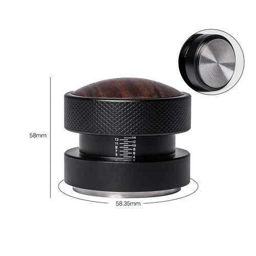 Coffee Tamper Elastic Powder Pressing With Built-in Spring And Scale Detacha HOT - Picture 6 of 12