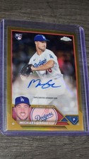 2023 Topps Chrome Update  - Autographs Michael Grove #AC-MGR Gold /50