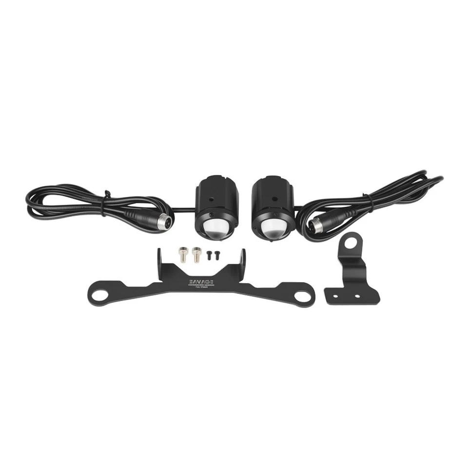 For Yamaha NMAX 155 /Turbo LED Fog Light Auxiliary Spotlight w/ Mounting Bracket - Image 2 of 4