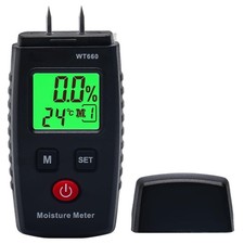 Feuchtigkeitsmessgerät Holzbau Schimmel-Detektor LCD-Display 7 Modi
