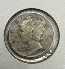 1919-P Mercury Dime - 90% Silver - Fine Details! (B)