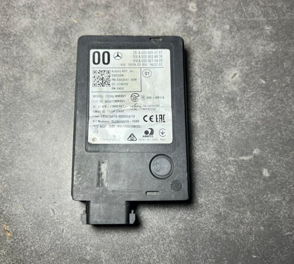 Mercedes CLA GLA Bumper Blind Spot Radar Distance Sensor Module A000 9059707
