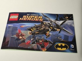 LEGO DC Comics Batman: Man-Bat Attack (76011) Pre-Owned Set, 97% Complete - READ