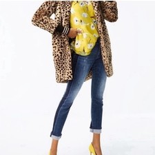 Cabi Tuxedo Stripe High Rise Straight Leg Jeans Dark Washed Stretch Denim 6