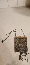 Antique French Cut Steel Beaded Purse