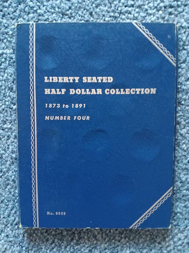 WHITMAN FOLDER FOR  LIBERTY SEATED HALF DOLLAR 1873-1891