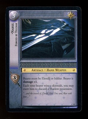 LOTR TCG Rise of Saruman Foil 17RF7 Narsil, Forged by Telchar