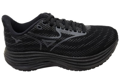 Mizuno Mens Wave Rider 29 Running Shoes 2E Wide Fit Estate Black Iron