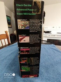 Nintendo SNES Console System with Super Mario World Rare O.B. Mint Cond. Works