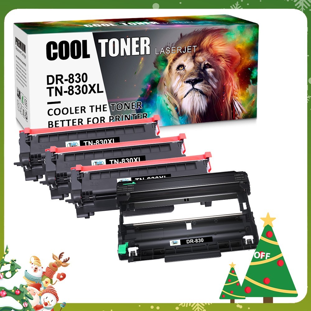 TN830XL Toner Cartridge DR830 Drum for Brother HL-L2405 DCP-L2640DW MFC-L2760DW