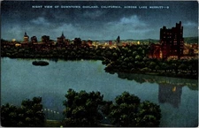 Oakland California CA : PANORAMIC SCENE d/24 BF1662