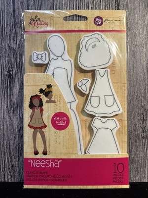 New JULIE NUTTING  Neesha  DOLL Cling Stamps PRIMA #913649 - Free Shipping
