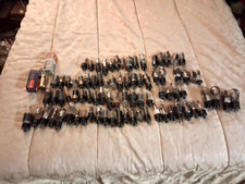 HUGE LOT 85 OF assorted Radio/TV Vacuum Tubes Vtg RCA Ken Rad Delco Sylvania ETC