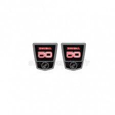 Autocollants de cadre / Blasons DAX 50 type 1 (grands)