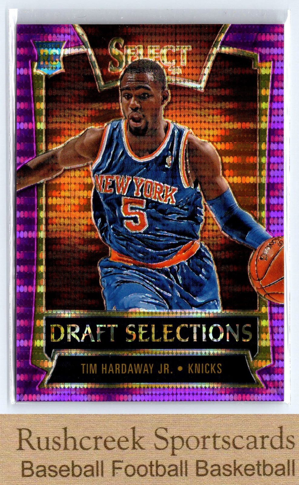2013-14 Panini Select #22 Tim Hardaway Jr. RC Rookie Purple Pulsar Prizm /99