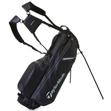 NEW 2025 TaylorMade Flextech Waterproof Black 5-Way Stand/Carry Golf Bag
