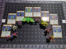 Dungeon Dice Monsters Yugioh Custom Figure & Card lot DDM