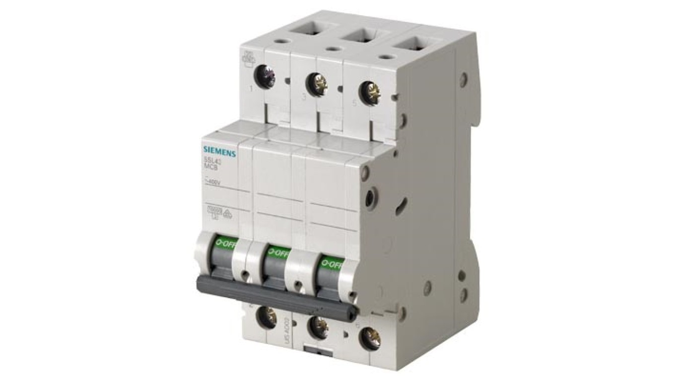 3P B 32A 10kA AC SENTRON 5SL4332-6 Overcurrent Switch