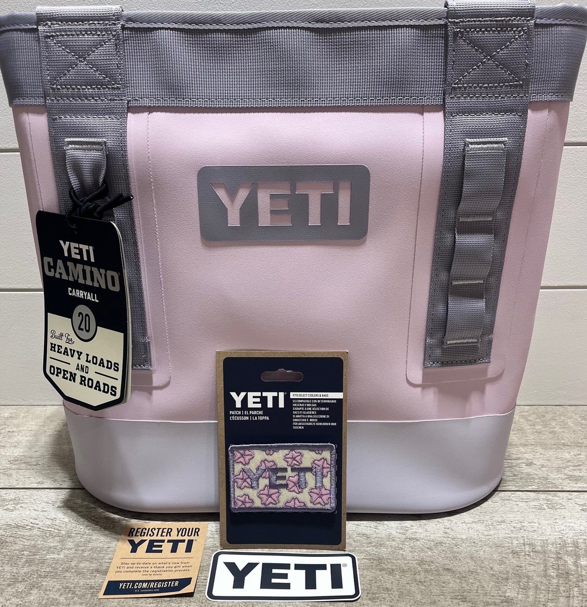 YETI CAMINO 20 Carryall Tote Bag🍒CHERRY BLOSSOM! 🌸w/RARE
