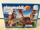 Playmobil 4278 Roman Soldiers Fire Catapult 2005 Vintage Romans OOP Box Complete
